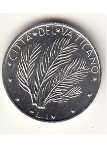 1977 Anno XV- Lire 1 Fior di Conio Paolo VI